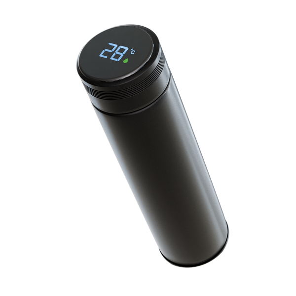 Temperature Smart Bottle - Black