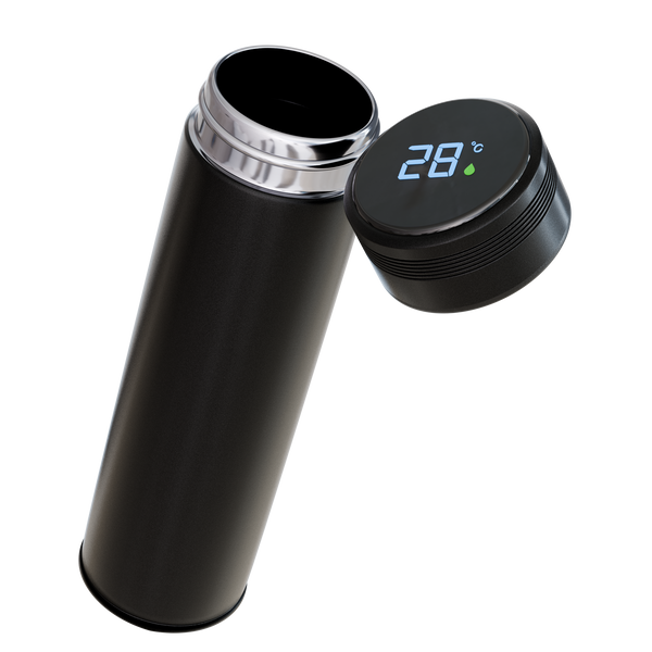 Temperature Smart Bottle - Black