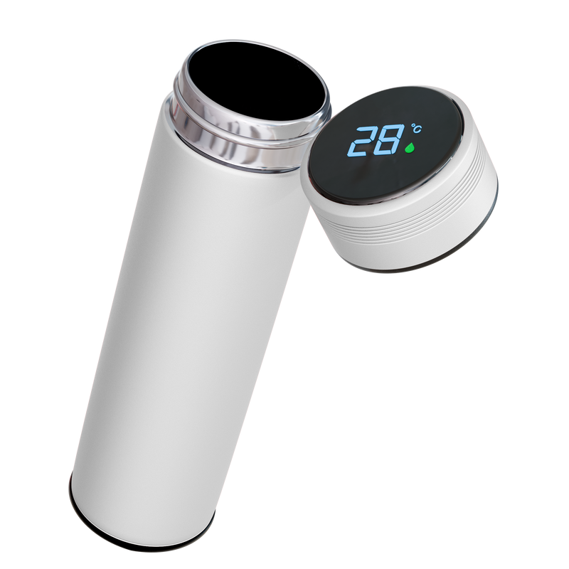 Temperature Smart Bottle - White
