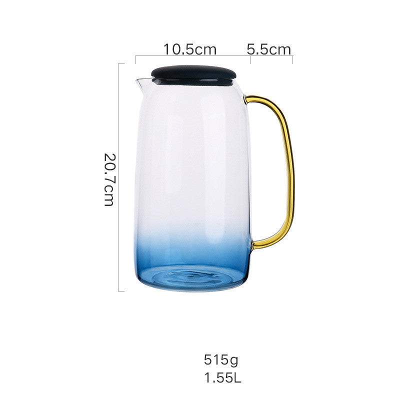 TempFlow Hydration™ Marble Glass Pitcher and Cup Set