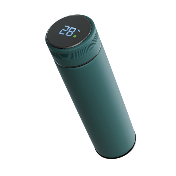Temperature Smart Bottle - Dark Green