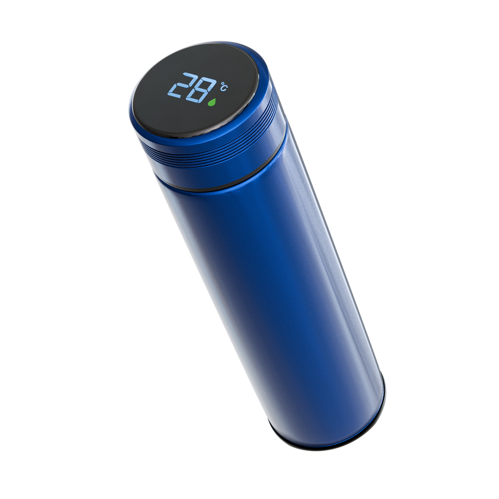 Temperature Smart Bottle - Gloss Blue