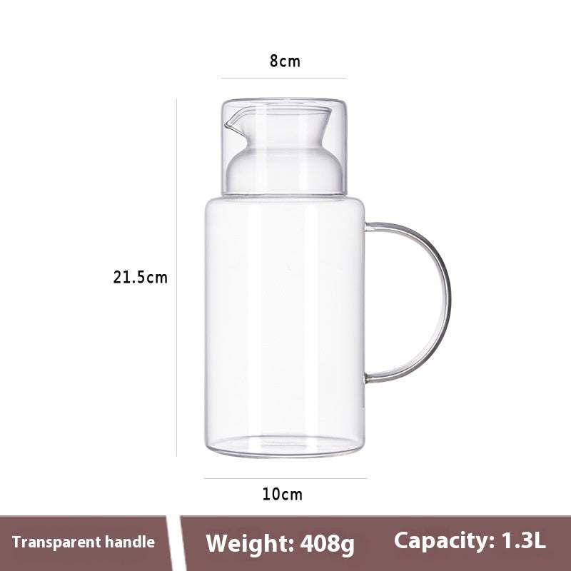 TempFlow Hydration™ High-Temperature Resistant Glass Pitcher V3