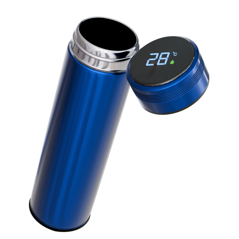 Temperature Smart Bottle - Gloss Blue