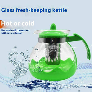 TempFlow Hydration™ Heat-Resistant Glass Brewing Kettle