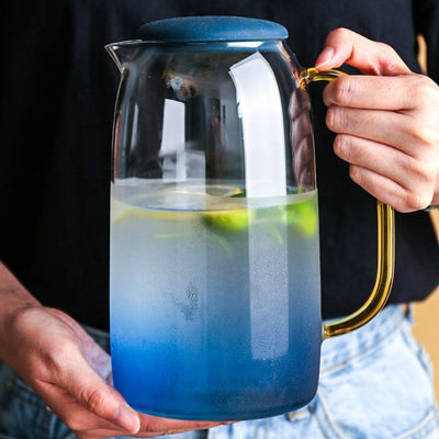 TempFlow Hydration™ Marble Glass Pitcher and Cup Set