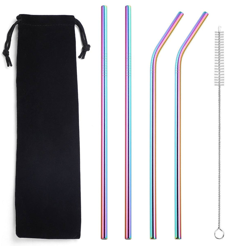 TempFlow Hydration™ Reusable Stainless Steel Straw V1