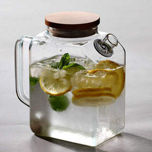 TempFlow Hydration™ High-Temperature Resistant Glass Pitcher V5