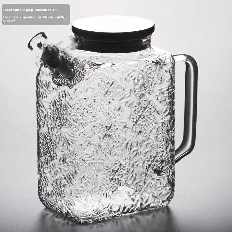 TempFlow Hydration™ High-Temperature Resistant Glass Pitcher V5